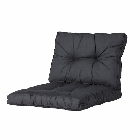 Florance zit ca.73x73cm Basic black 2 stuks