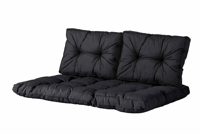 Florance rug ca.43x60cm Basic black 2 stuks