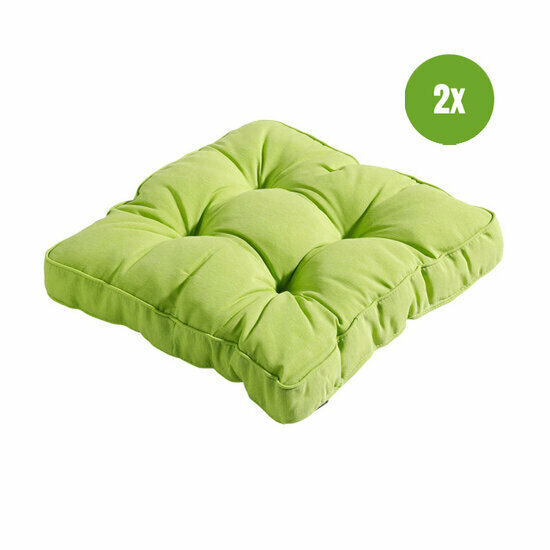 Florance kussen ca.47x47cm Panama lime 2 stuks