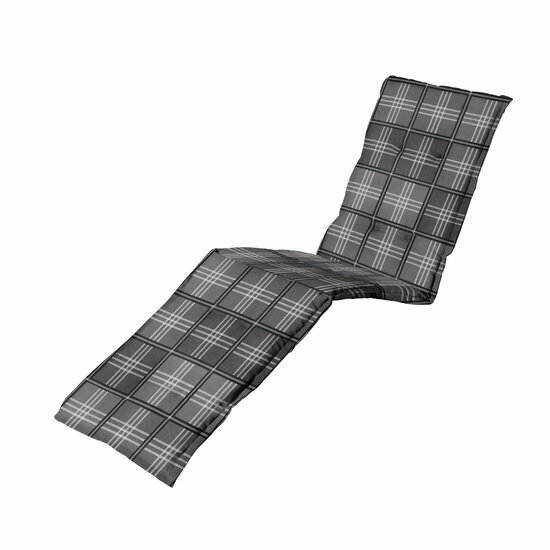 Ligbedkussen ca.200x65cm Patchy grey