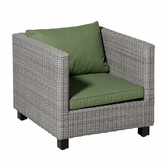 Lounge luxe ca.73x73cm Basic green 2 stuks