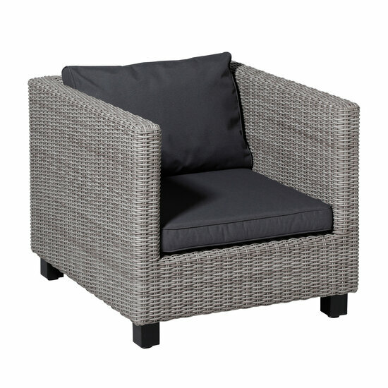 Lounge rug soft ca.40x60cm Outdoor Panama grey 2 stuks