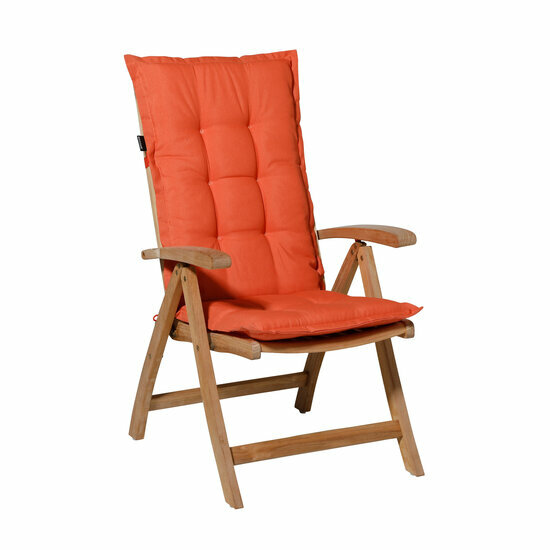 Kussen lage rug ca.105x50cm Panama flame orange 2 stuks