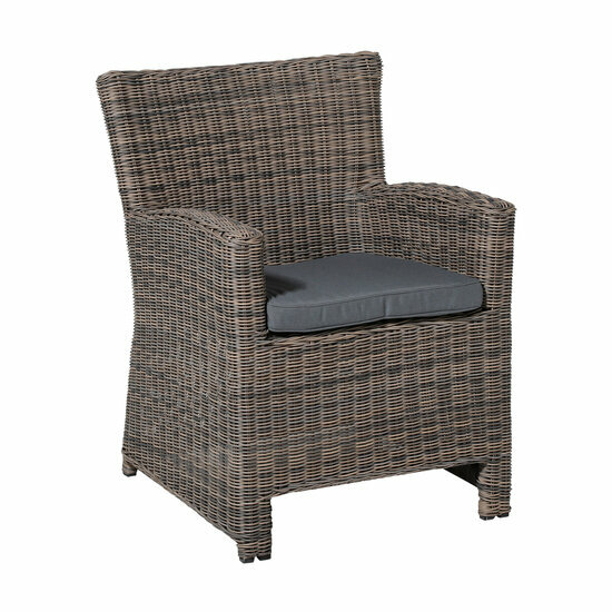 Wicker Multi ca.48x48cm Rib grey 2 stuks