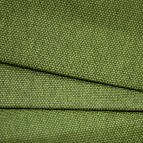 Sierkussen paspel ca.30x50cm Moss green canvas eco+ 2 stuks