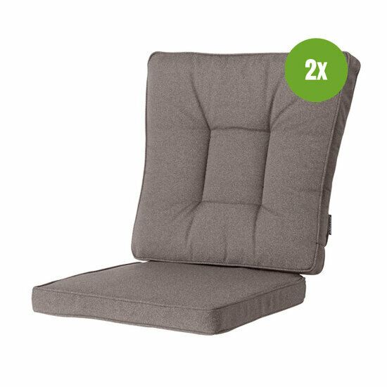 Wicker dining set ca.95x46cm Outdoor Manchester taupe