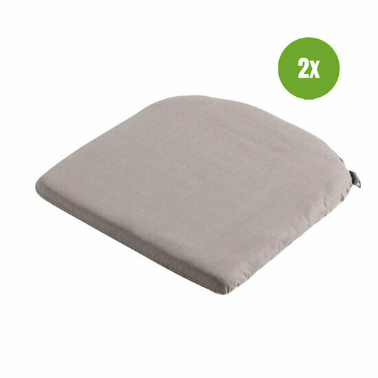 Zitkussen ca.46x48cm Basic taupe 2 stuks
