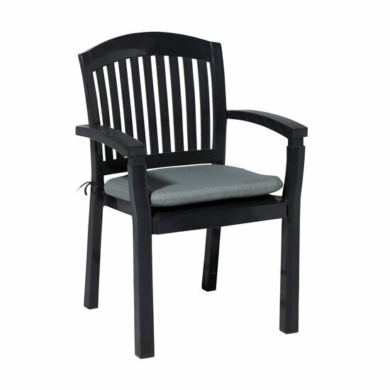 Zitkussen ca.46x48cm Basic grey 2 stuks