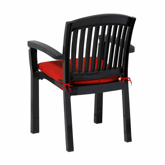 Zitkussen ca.46x48cm Basic red 2 stuks