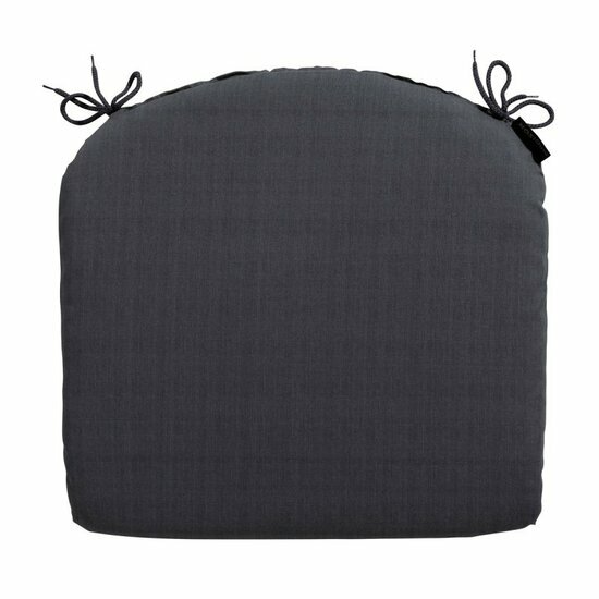 Zitkussen ca.46x48cm Basic black 2 stuks