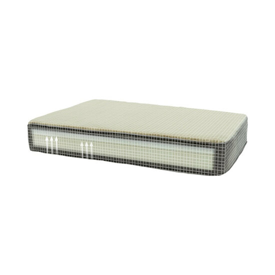 Orthopedisch kussen ca.80x55cm Taupe
