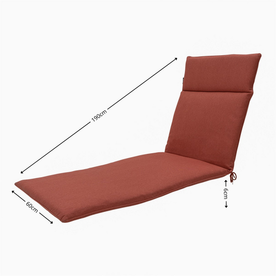 Ligbedkussen ca.190x60cm Terra canvas eco+