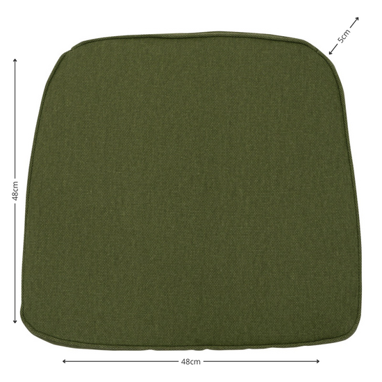 Wicker universeel ca.48x48cm Moss green canvas eco+ 2 stuks