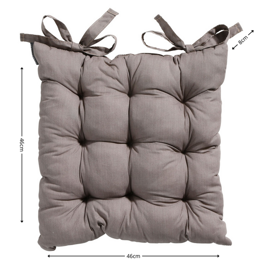 Toscane kussen ca.46x46cm Basic taupe 2 stuks