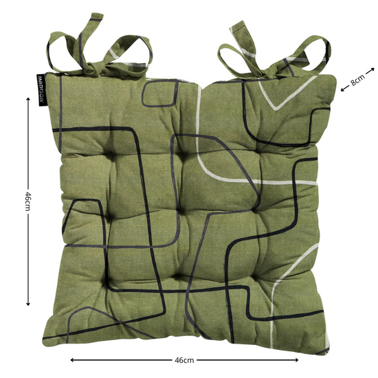 Toscane kussen ca.46x46cm Joah sage 2 stuks