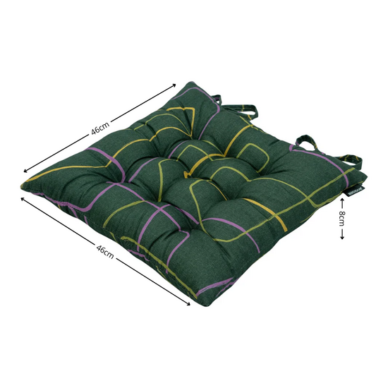 Toscane kussen ca.46x46cm Joah green 2 stuks