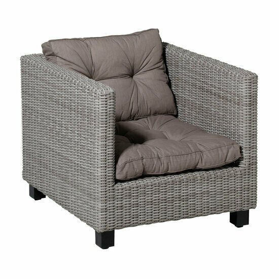 Florance zit ca.73x73cm Basic taupe 2 stuks