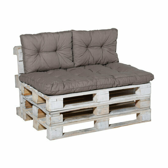 Florance zit ca.120x80cm Panama taupe 2 stuks