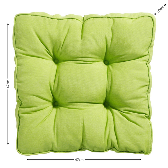 Florance kussen ca.47x47cm Panama lime 2 stuks