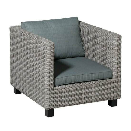 Lounge zit ca.60x60cm Basic grey 2 stuks