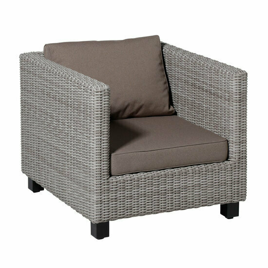 Lounge zitkussen ca.73x73cm Outdoor Manchester taupe 2 stuks