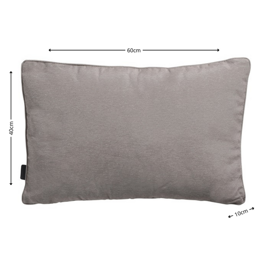 Sierkussen paspel ca.40x60cm Panama taupe 2 stuks