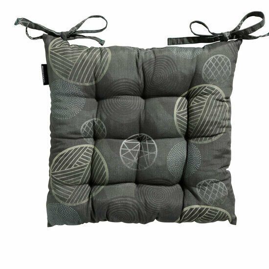 Toscane kussen ca.46x46cm Circle green 2 stuks