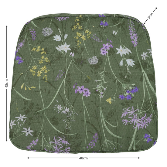 Wicker universeel ca.48x48cm Donna green canvas eco+ 2 stuks