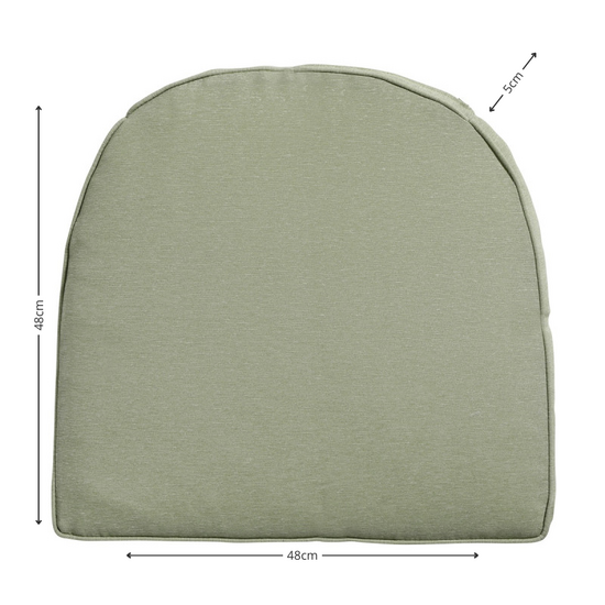 Wicker york ca.48x48cm Panama sage 2 stuks