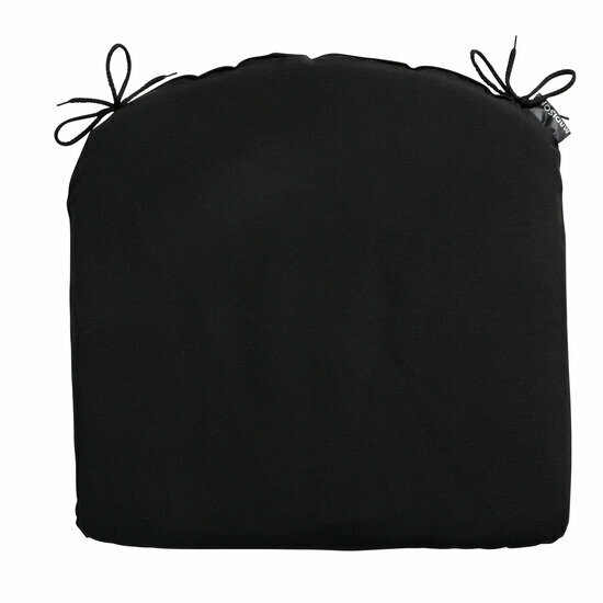 Zitkussen ca.46x48cm Panama black 2 stuks