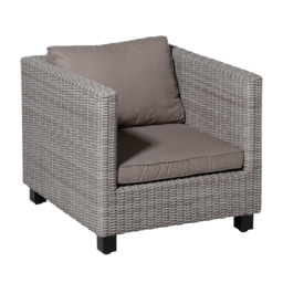 4 SETS Luxe Loungekussens Basic Taupe | 60x60cm + 60x43cm