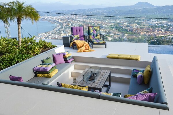 Verschillende soorten tuinkussens